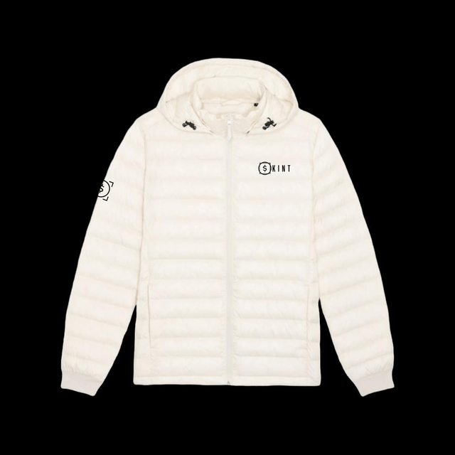 Skint all weather puffer jacket [off white]