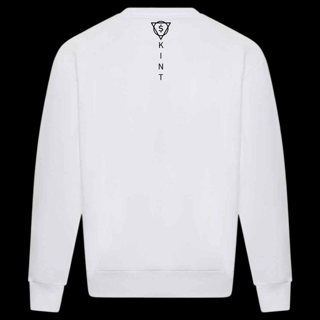Skint Ironic Sweatshirt [White]