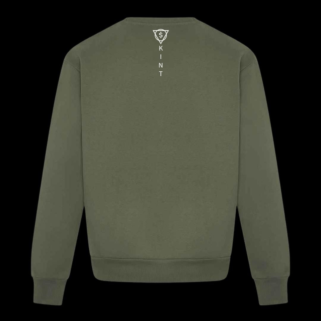 Skint Ironic Sweatshirt [Military Green]