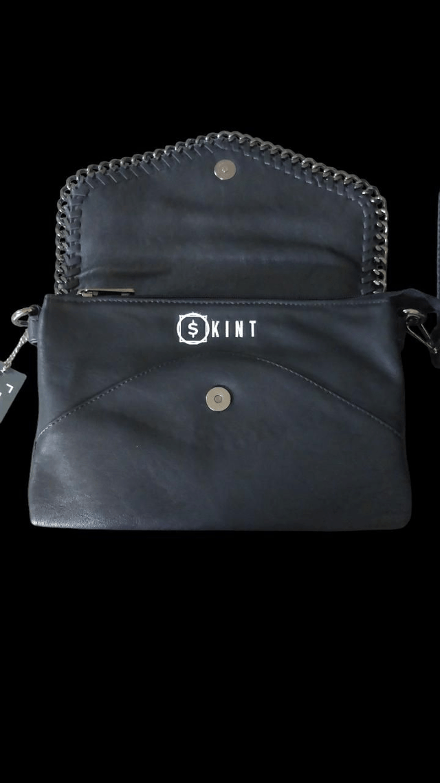 Skint Bag - Chain Cross Body Bag [Black]