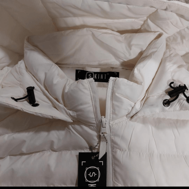 Skint all weather puffer jacket [off white]