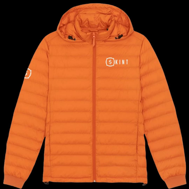 Skint all weather puffer jacket [orange]